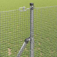 Welded Wire Fence Ground Fix 50 x 1 m Silver Galvanised Steel mesh Size 1.6 x 1.6 cm mesh 1 m