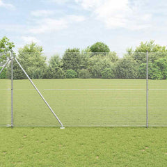Welded Wire Fence with Spikes 25 x 0.4 m Mesh Galvanised Steel mesh Size 16 x 16 mm mesh 1.5 m