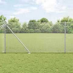 Welded Wire Fence with Spikes 50 x 0.4 m Galvanised Steel mesh Size 12 x 12 mm mesh 1.4 m