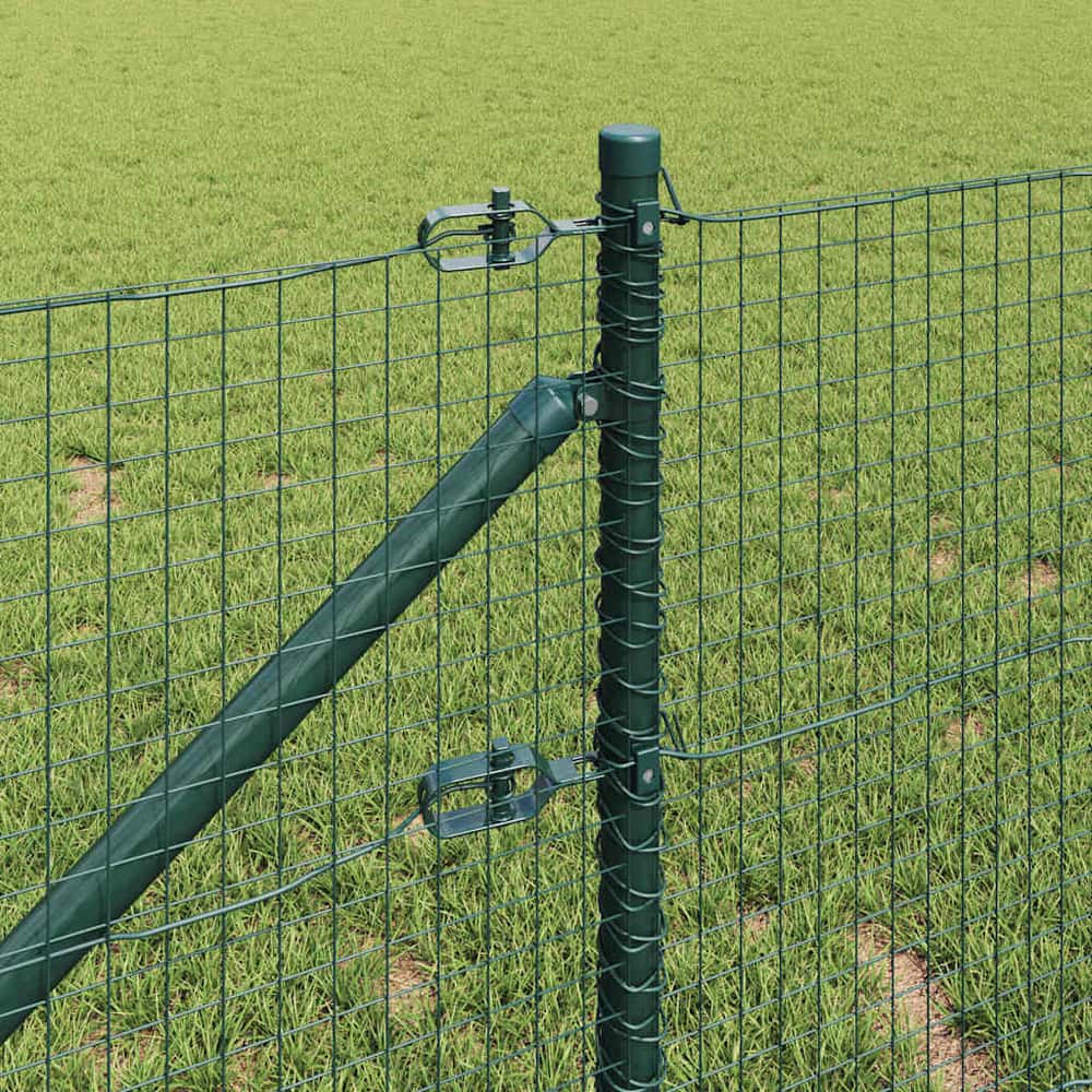 Welded Wire Fence Spikes PVC-coated Steel Green mesh Size