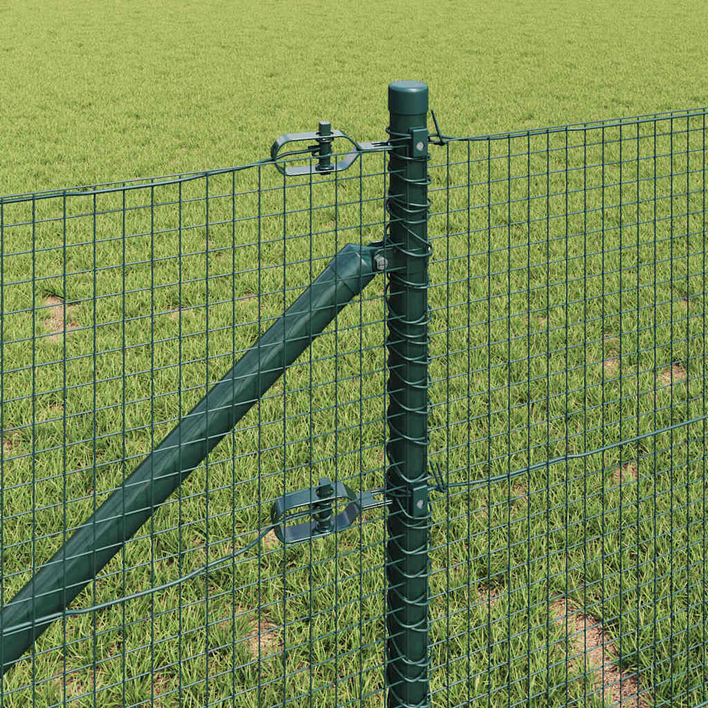 Welded Wire Fence Spikes PVC-coated Steel Green mesh Size
