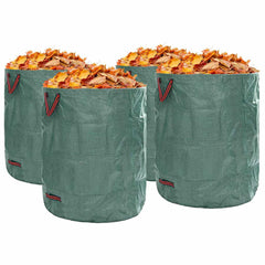 vidaXL Garden Waste Bags 4 pcs 500 L Green Polypropylene 2