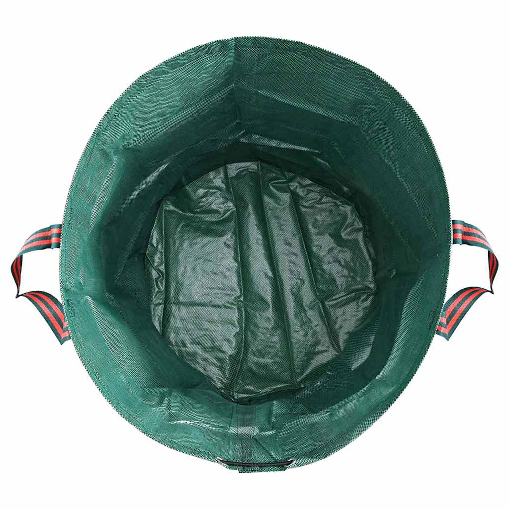 vidaXL Garden Waste Bags 12 pcs 272 L Green Polypropylene 5