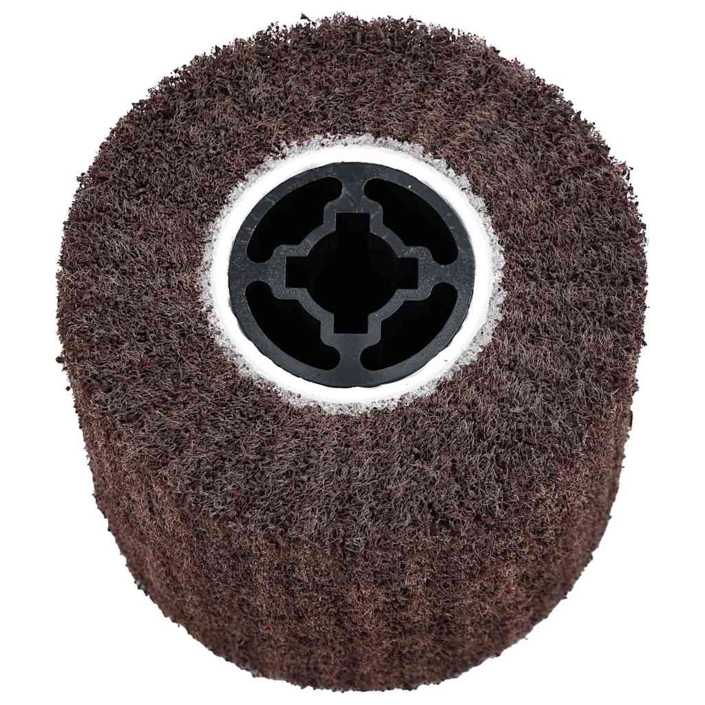 vidaXL Sanding Rollers 3 pcs Brown 12 x 12 x 10 cm Synthetic Fibre 4
