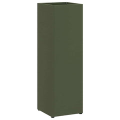 vidaXL Rain Umbrella Stand Olive 15.5 x 15.5 x 49 cm Steel 2