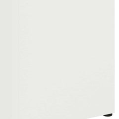 vidaXL Rain Umbrella Stand White 15.5 x 15.5 x 49 cm Steel 6
