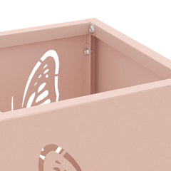 vidaXL Rain Umbrella Stand with Storage Pink 15.5 x 15.5 x 49 cm Steel 5