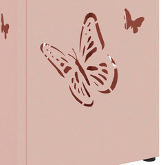vidaXL Rain Umbrella Stand with Storage Pink 15.5 x 15.5 x 49 cm Steel 6