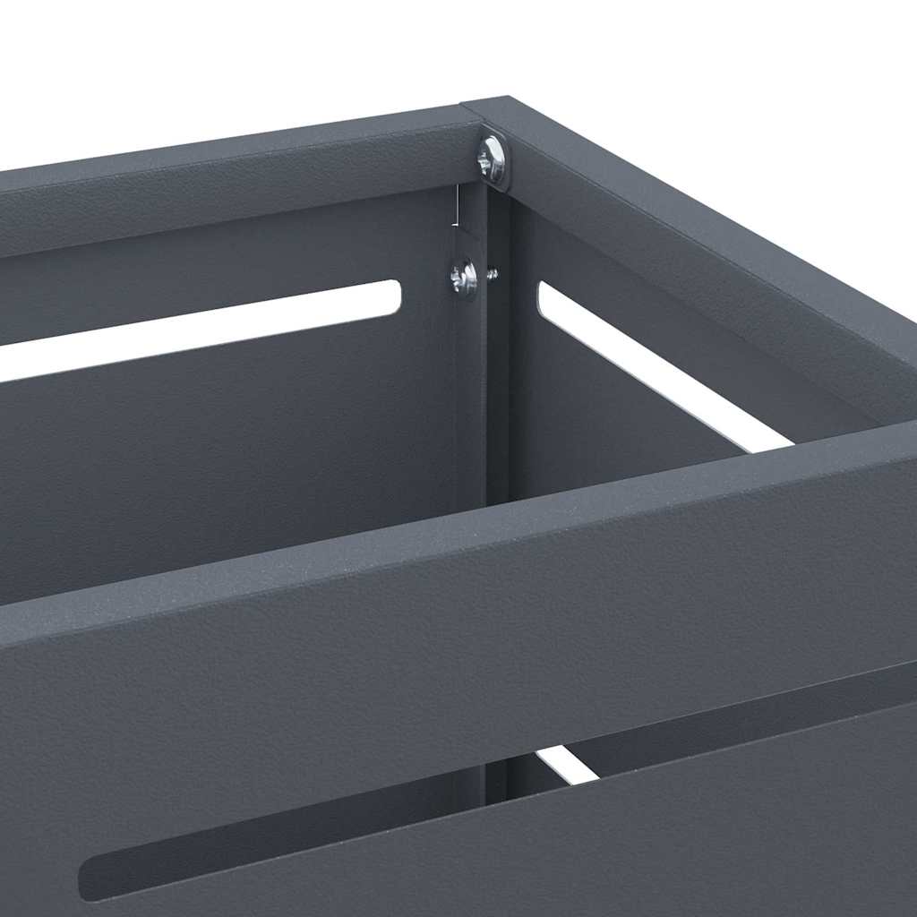 vidaXL Rain Umbrella Stand Anthracite 15.5 x 15.5 x 49 cm Steel 5