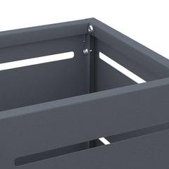 vidaXL Rain Umbrella Stand Anthracite 15.5 x 15.5 x 49 cm Steel 5