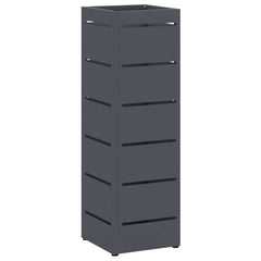 vidaXL Rain Umbrella Stand Anthracite 15.5 x 15.5 x 49 cm Steel 2