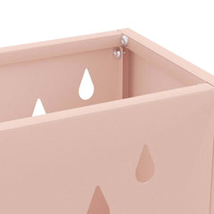 vidaXL Rain Umbrella Stand Pink 28 x 12 x 41 cm Steel 5