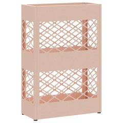 vidaXL Rain Umbrella Stand Pink 28 x 12 x 41 cm Steel 2