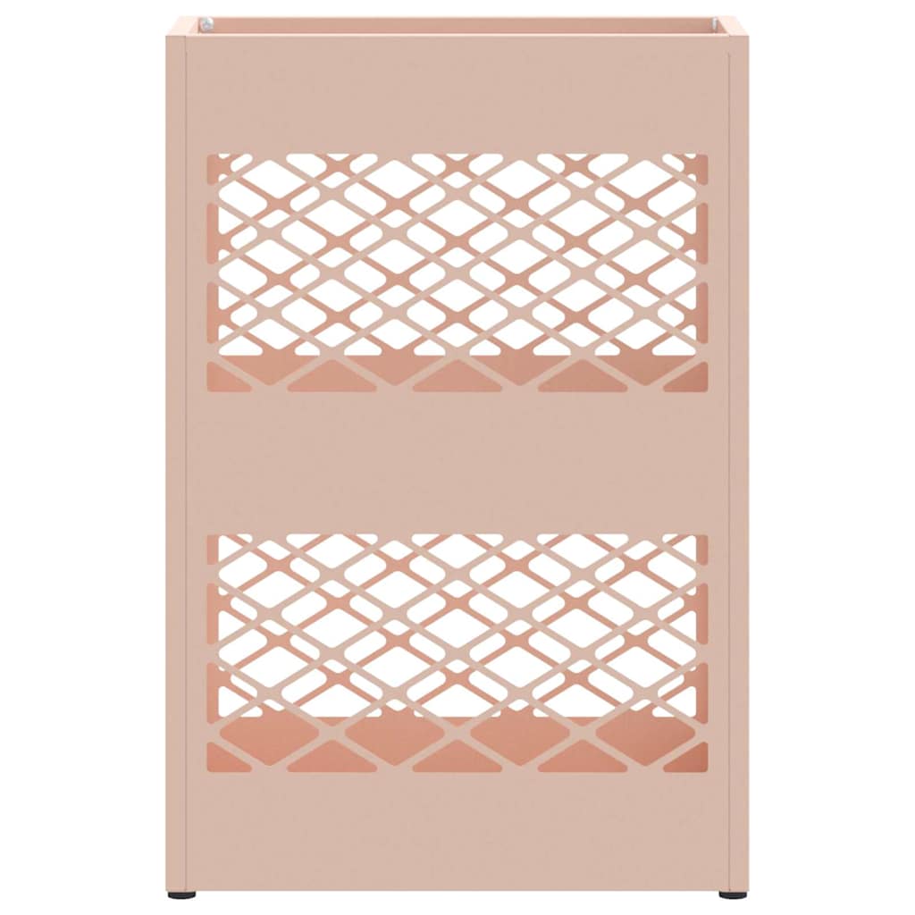 vidaXL Rain Umbrella Stand Pink 28 x 12 x 41 cm Steel 4