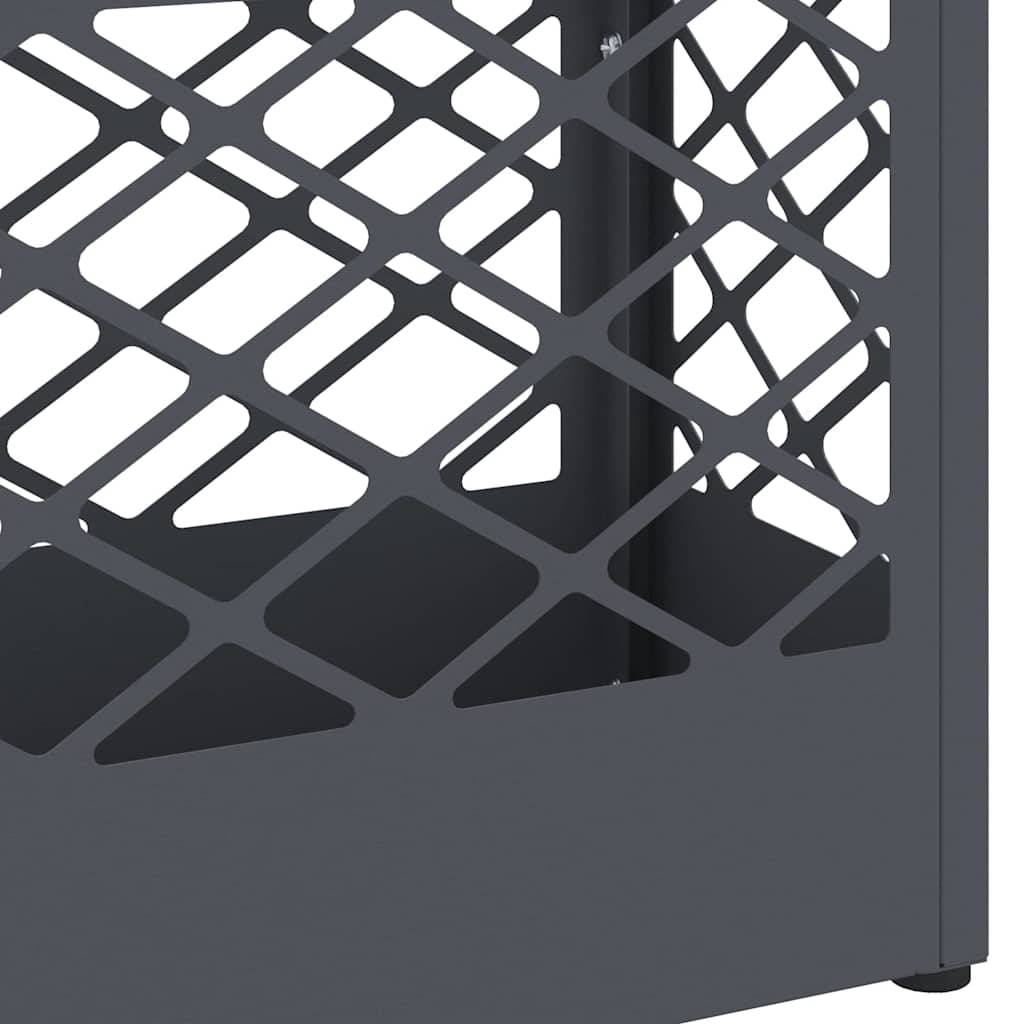 vidaXL Rain Umbrella Stand Anthracite 28 x 12 x 41 cm Steel 6
