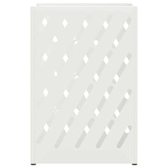 vidaXL Rain Umbrella Stand White 28 x 12 x 41 cm Steel 4