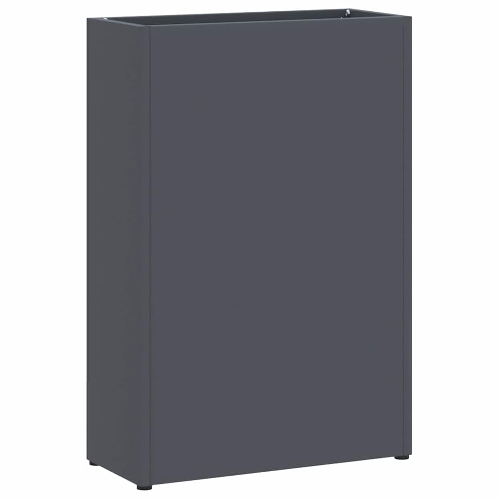vidaXL Rain Umbrella Stand Anthracite 28 x 12 x 41 cm Steel 2