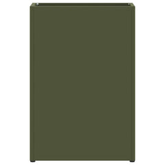 vidaXL Rain Umbrella Stand Olive Green 28 x 12 x 41 cm Steel 4