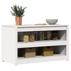 Kitchen Cabinet MEPPEL Brown Oak 106 x 55 x 64 cm White pinewood
