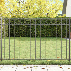 Fence Panel "Assen" Steel Grey 163 x 100 cm