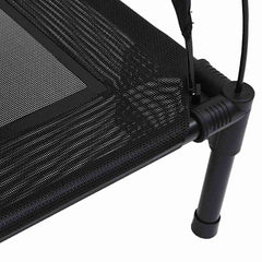 vidaXL Dog Bed 90 x 81 x 80.5 cm Steel Black 6
