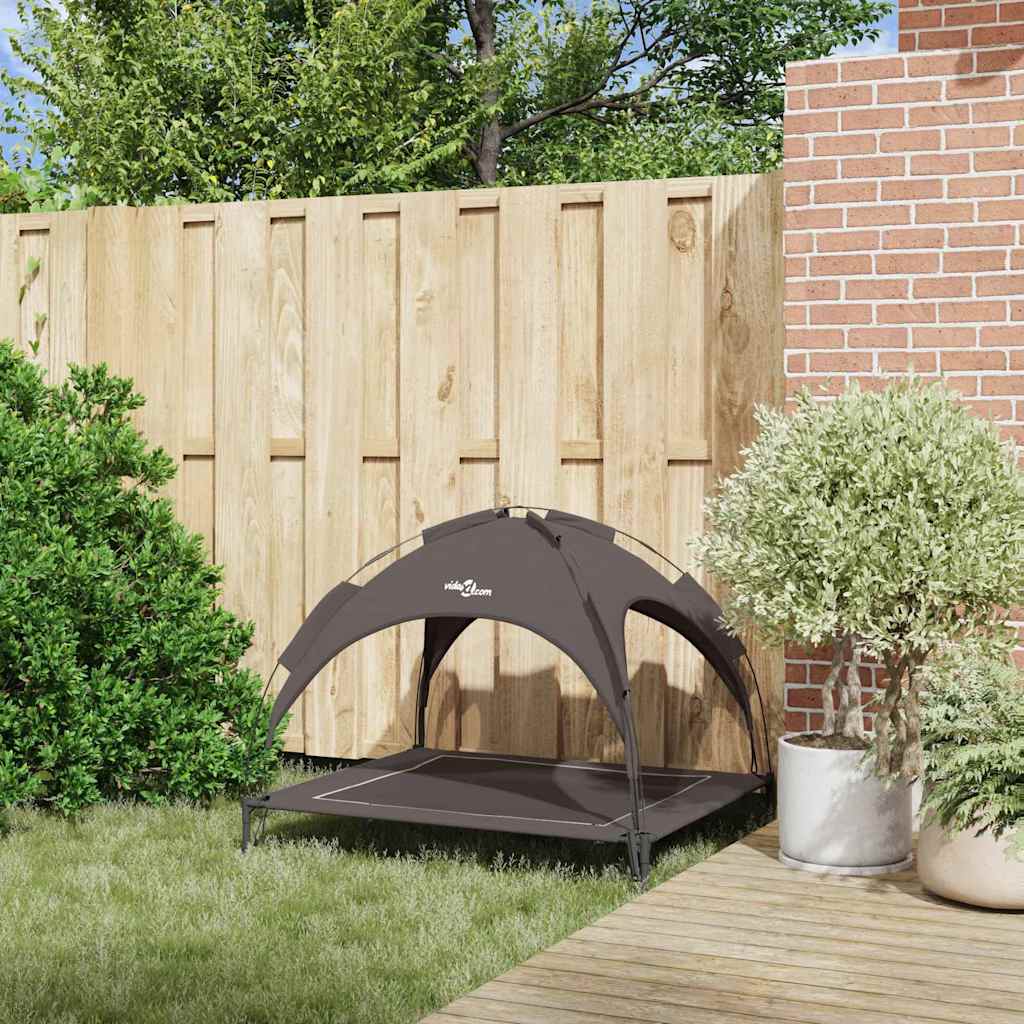 vidaXL Dog Bed 104 x 86 x 84.5 cm Steel Brown 3