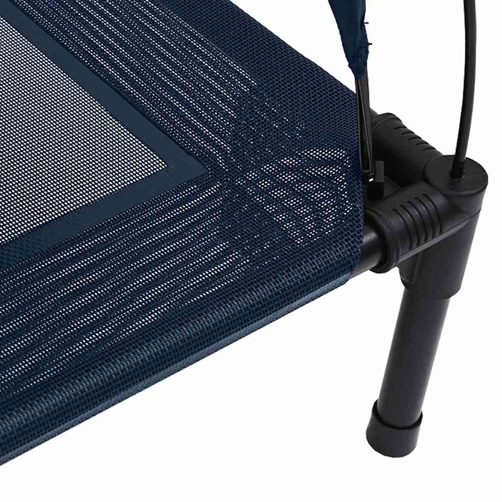 vidaXL Dog Bed 104 x 86 x 84.5 cm Steel Navy Blue 6