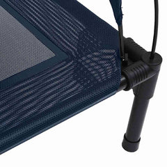 vidaXL Dog Bed 104 x 86 x 84.5 cm Steel Navy Blue 6