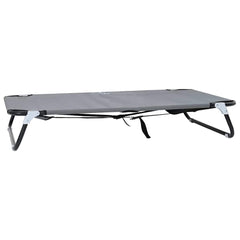 vidaXL Dog Bed 90 x 55 x 18 cm Steel Light Grey 2