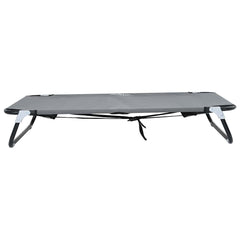 vidaXL Dog Bed 90 x 55 x 18 cm Steel Light Grey 4