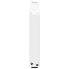 vidaXL Coffee Table Legs U-Shaped 2 pcs White 50x(30-31) cm Steel 6