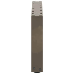 vidaXL Coffee Table Legs U-Shaped 2 pcs Natural Steel 50x(30-31) cm Steel 6