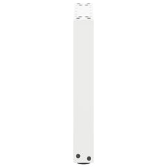 vidaXL Coffee Table Legs U-Shaped 2 pcs White 38x(42-43) cm Steel 6