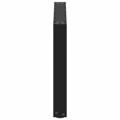 vidaXL Coffee Table Legs U-Shaped 2 pcs Black 60x(42-43) cm Steel 6