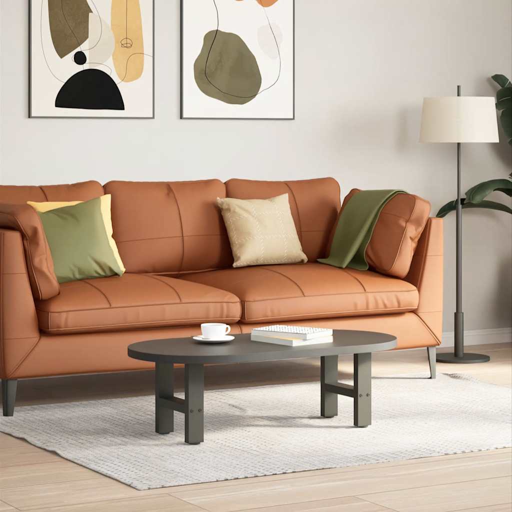 vidaXL Coffee Table Legs Anthracite 2 pcs 40x(30-31) cm Steel 1