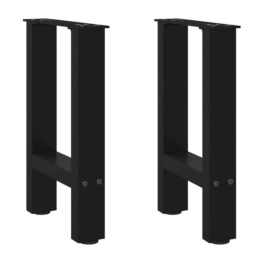Coffee Table Legs Black 2 pcs