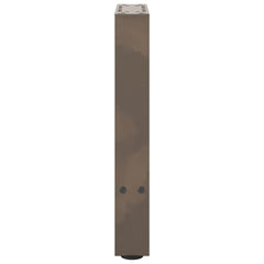 vidaXL Coffee Table Legs Natural Steel 2 pcs 28x(42-43) cm Steel 6