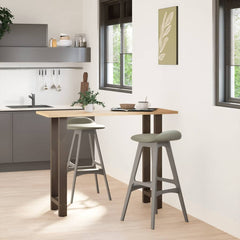 vidaXL Coffee Table Legs Steel 2 pcs Steel Natural