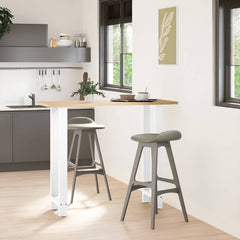 vidaXL Coffee Table Legs 2 pcs Steel White