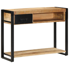 Console Table 100x35x75 cm Solid Rough Wood Mango Solid rough mango wood