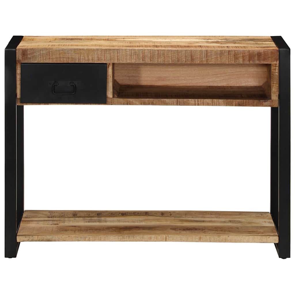 Console Table 100x35x75 cm Solid Rough Wood Mango Solid rough mango wood