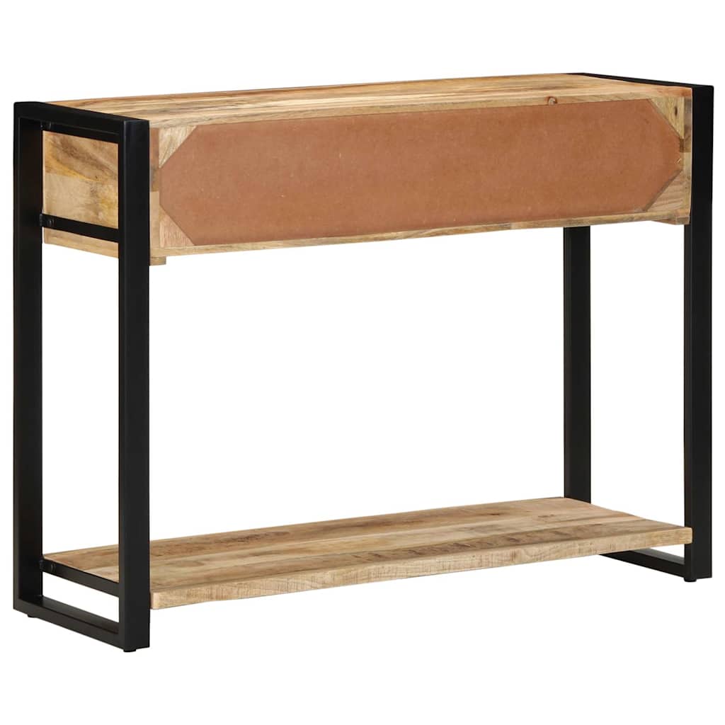 Console Table 100x35x75 cm Solid Rough Wood Mango Solid rough mango wood
