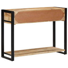 Console Table 100x35x75 cm Solid Rough Wood Mango Solid rough mango wood