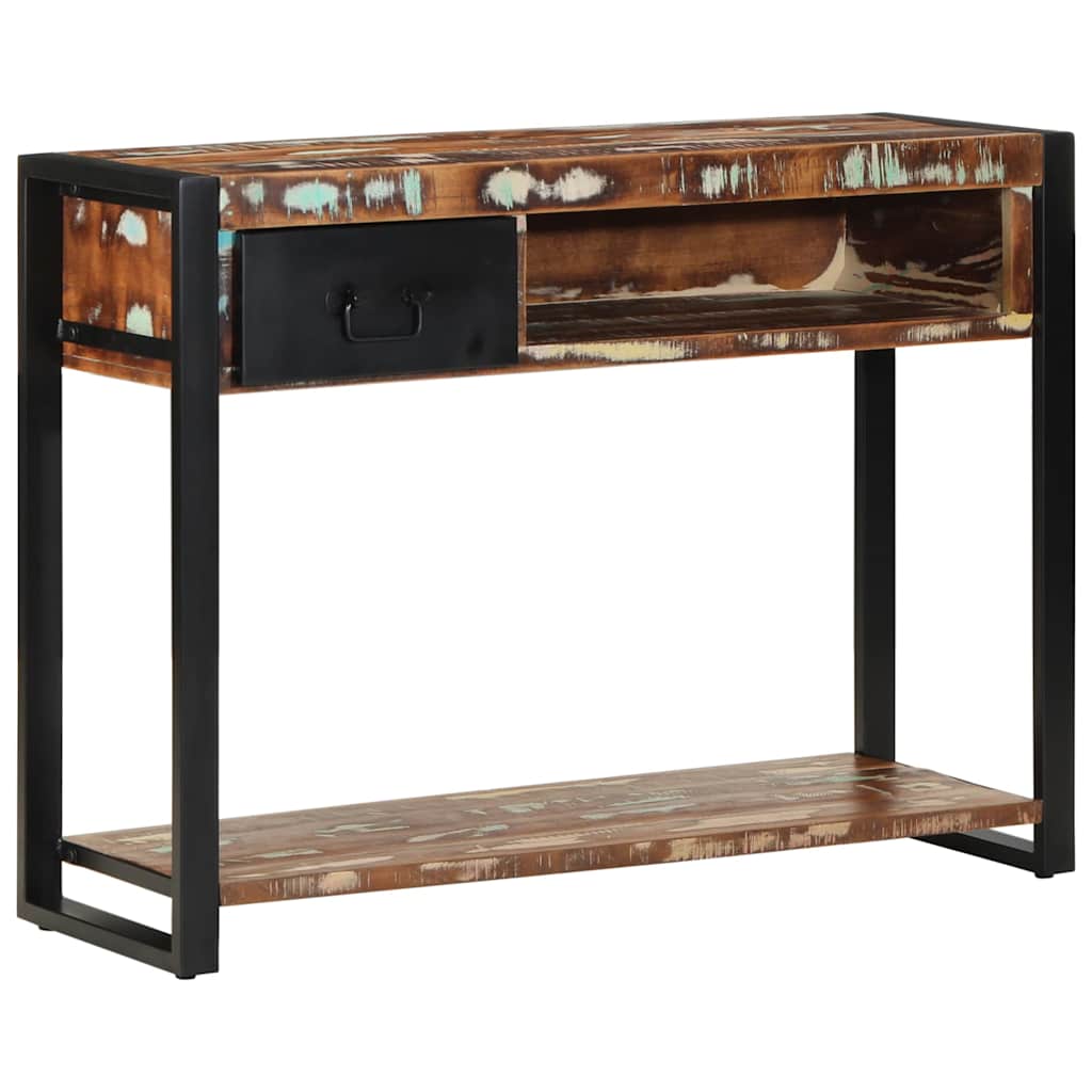 Console Table 100x35x75 cm Solid Rough Wood Mango Solid reclaimed wood