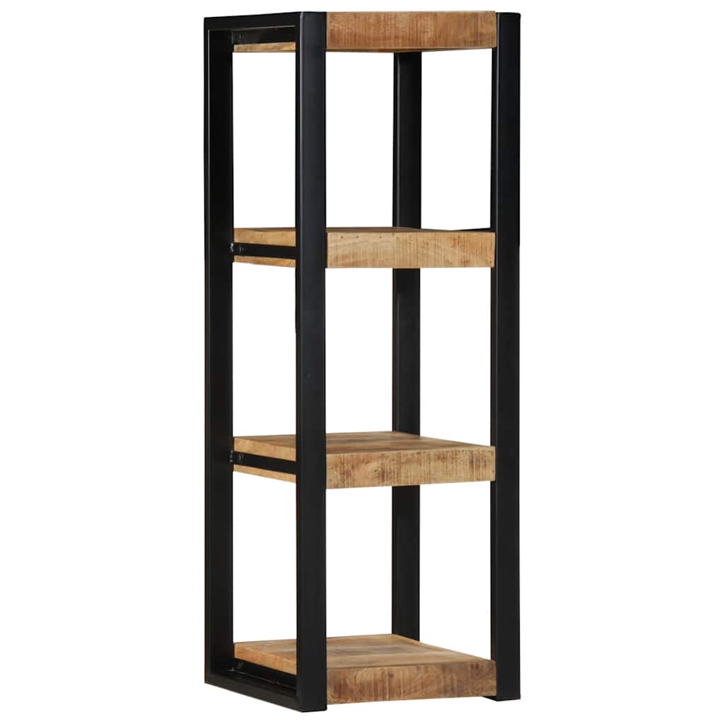 Wall Shelf 35x35x100 cm Solid Rough Wood Mango Solid rough mango wood