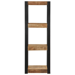 Wall Shelf 35x35x100 cm Solid Rough Wood Mango Solid rough mango wood