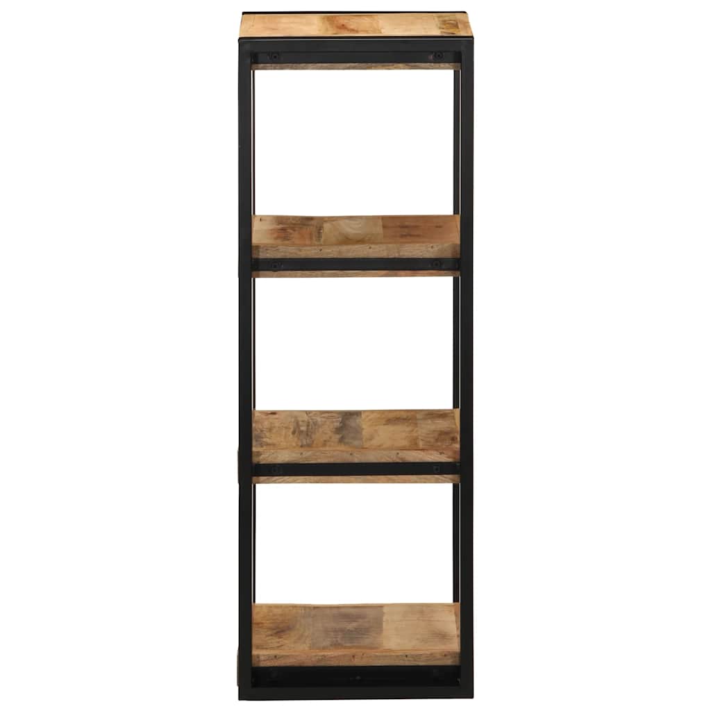 Wall Shelf 35x35x100 cm Solid Rough Wood Mango Solid rough mango wood