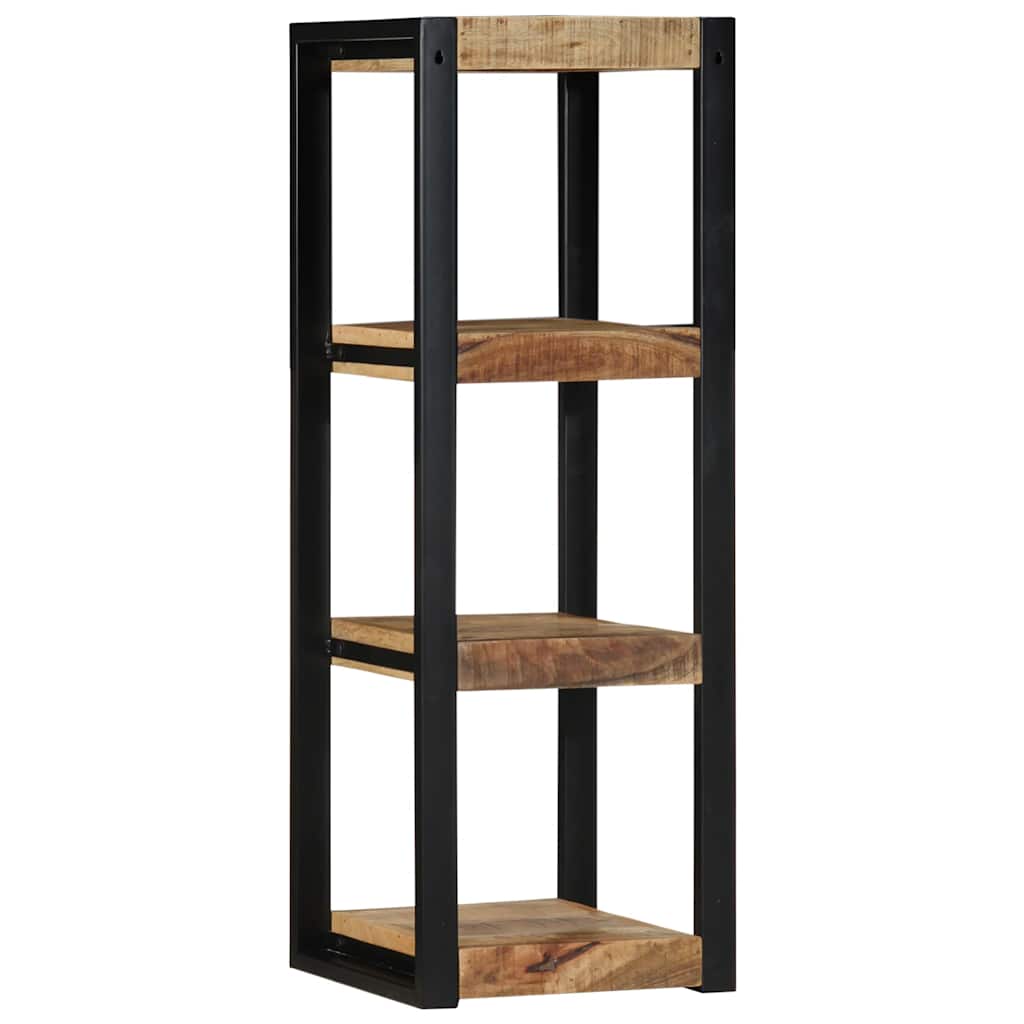 Wall Shelf 35x35x100 cm Solid Rough Wood Mango Solid rough mango wood