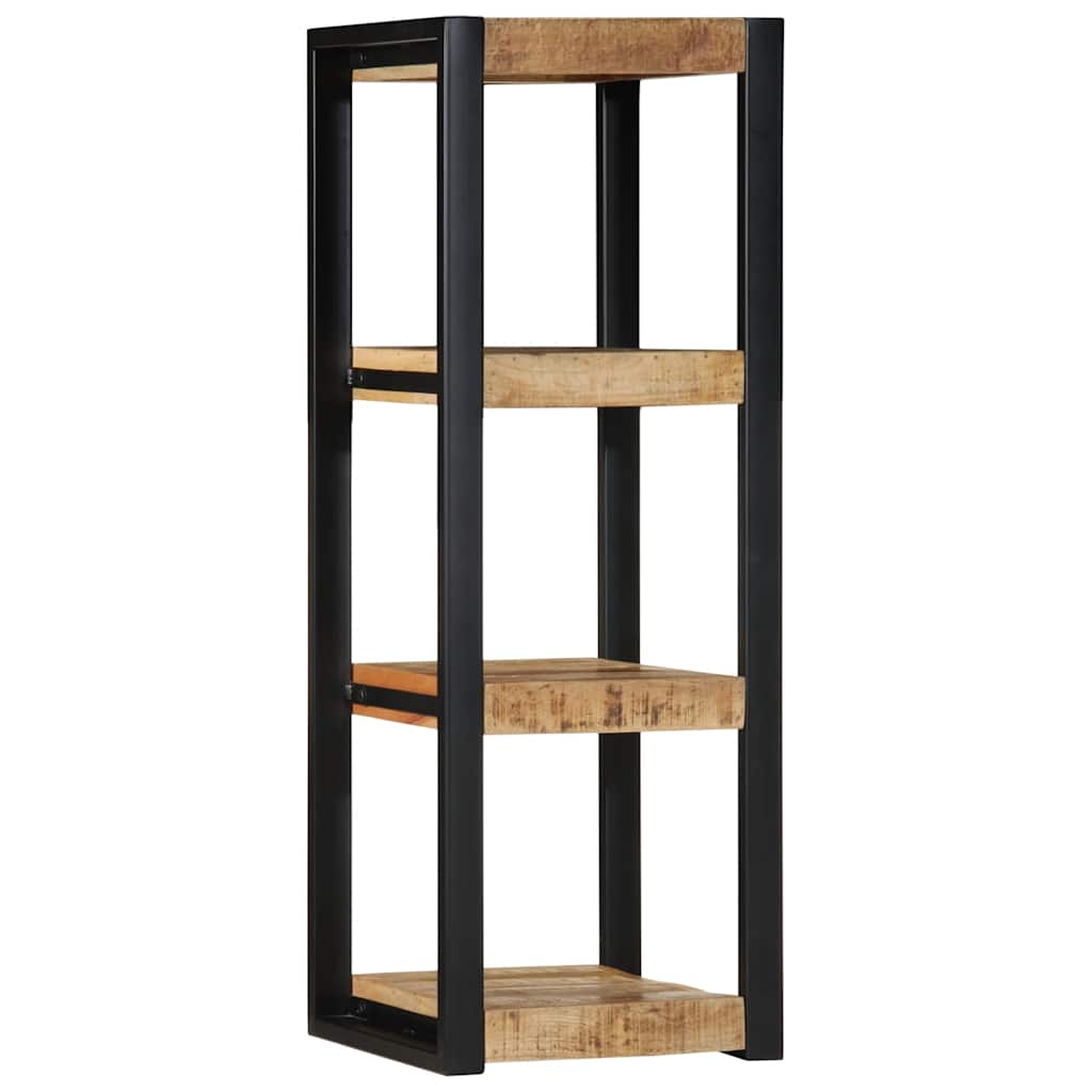 Wall Shelf 35x35x100 cm Solid Rough Wood Mango Solid rough mango wood