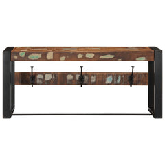 vidaXL Coat Rack Multicolour 80x35x35 cm Solid Wood Reclaimed 2